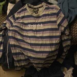 Primitive Striped Long Sleeve Shirt
